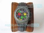 Rolex Daytona Colorful Carbon Fiber Pattern Swiss Replica Watch